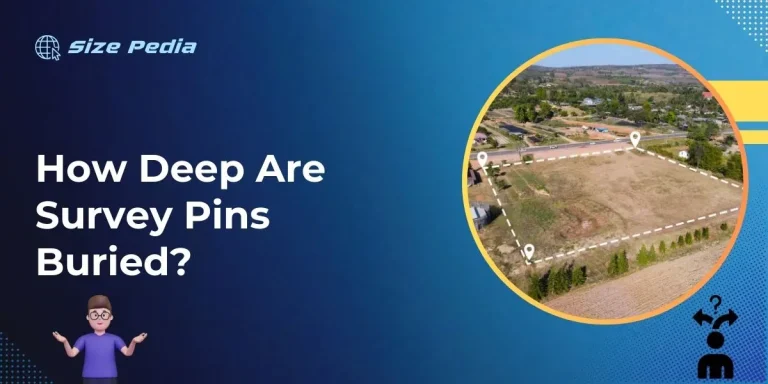 How Deep are Survey Pins Buried?