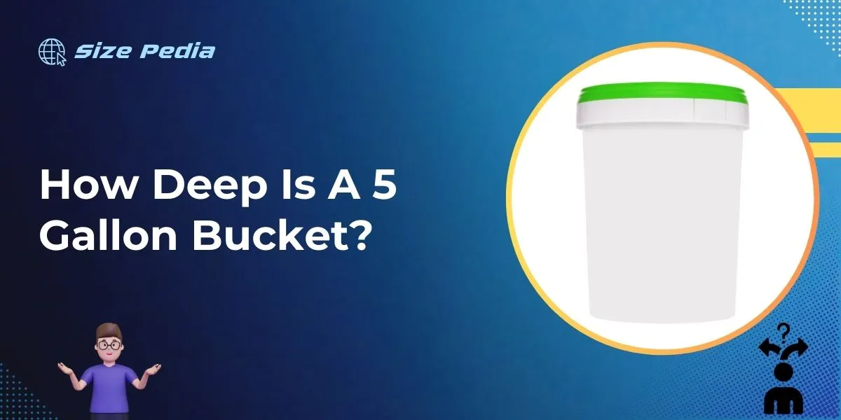 How Deep is a 5 Gallon Bucket?