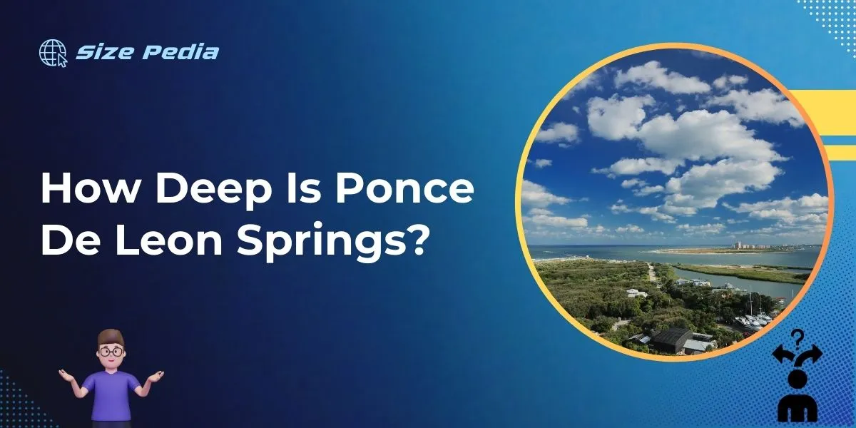 How Deep is Ponce De Leon Springs?