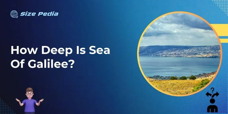 How Deep is Sea of Galilee?