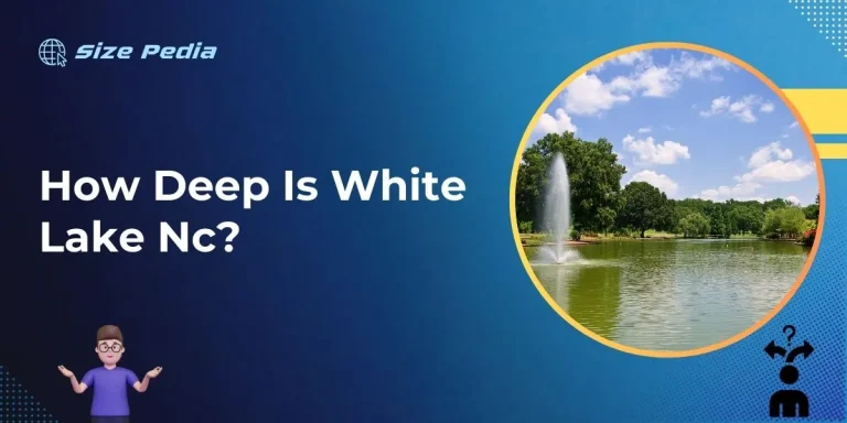 How Deep is White Lake Nc?