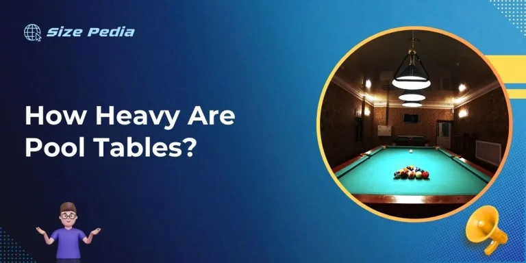 How Heavy are Pool Tables?