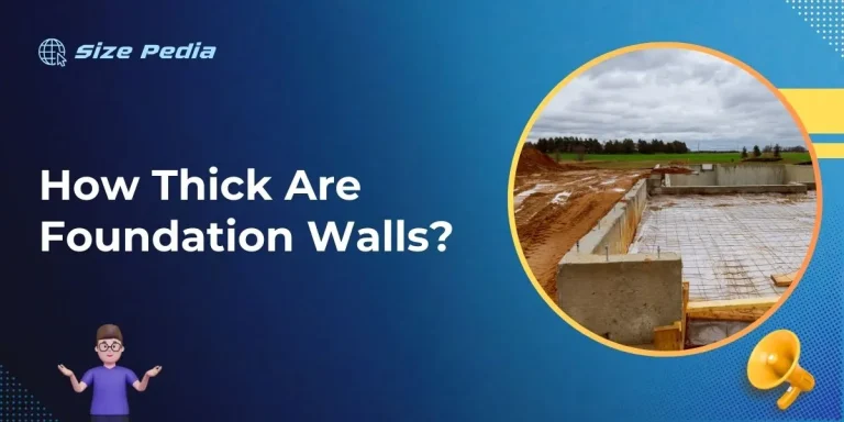 How Thick Are Foundation Walls?