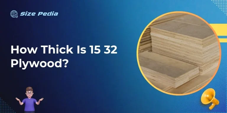 How Thick Is 15 32 Plywood?