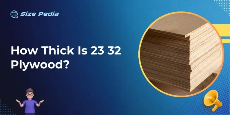 How Thick Is 23 32 Plywood?