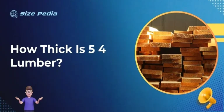 How Thick Is 5 4 Lumber?