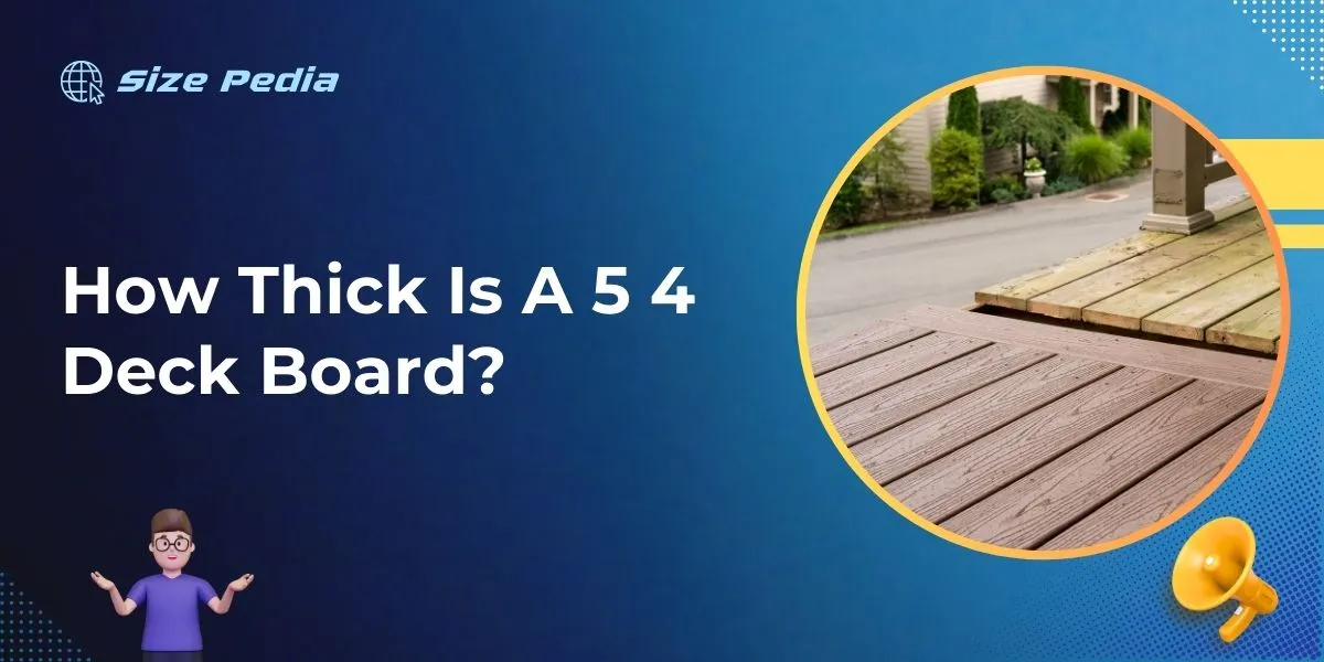 What Is A 5 4 Deck Board