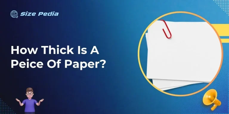 How Thick Is A Peice Of Paper?