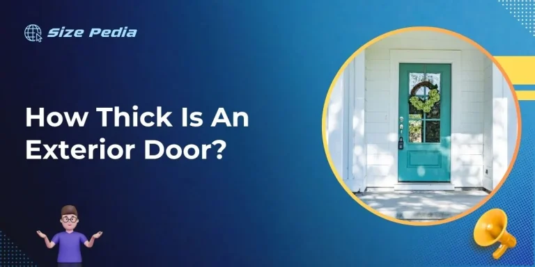 How Thick Is An Exterior Door?