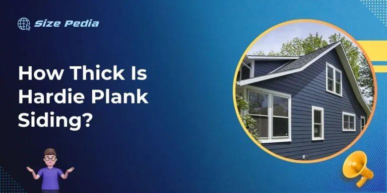 How Thick Is Hardie Plank Siding?