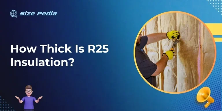 How Thick Is R25 Insulation?