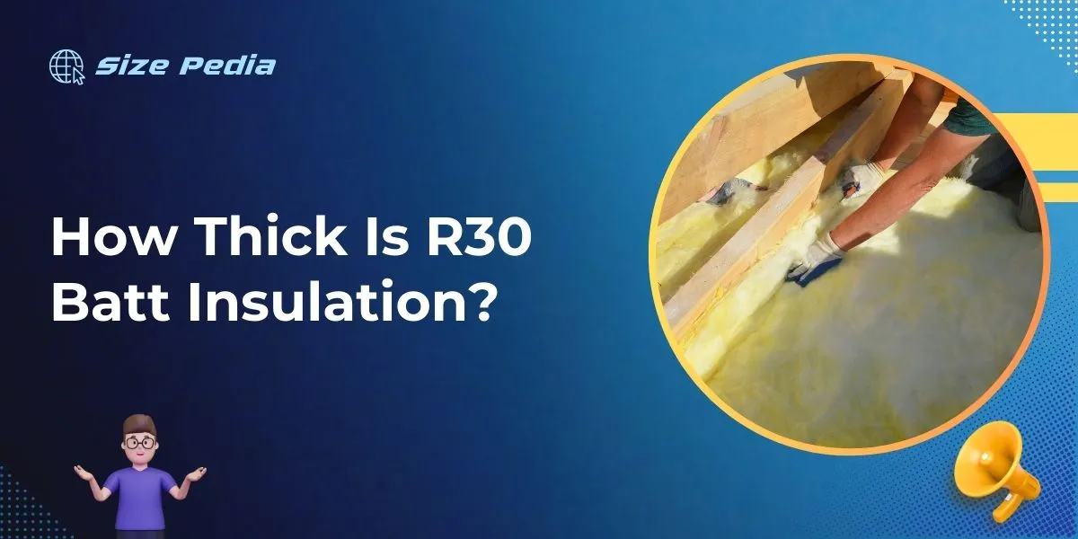 How Thick Is R30 Batt Insulation?