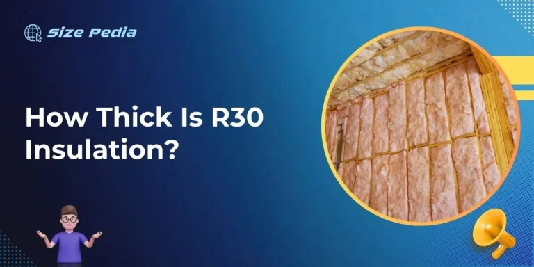 How Thick Is R30 Insulation?