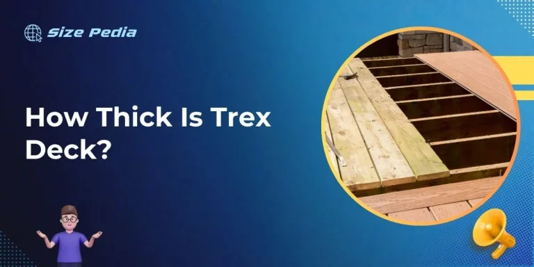 How Thick Is Trex Deck?