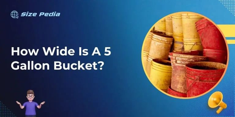 How Wide Is A 5 Gallon Bucket?