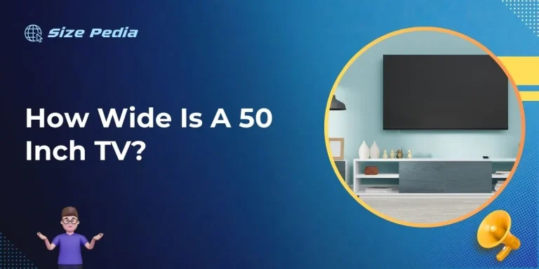 How Wide Is A 50 Inch Tv?