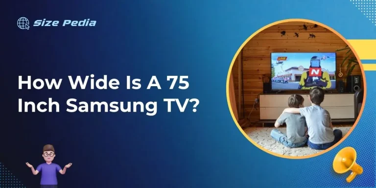 How Wide Is A 75 Inch Samsung Tv?