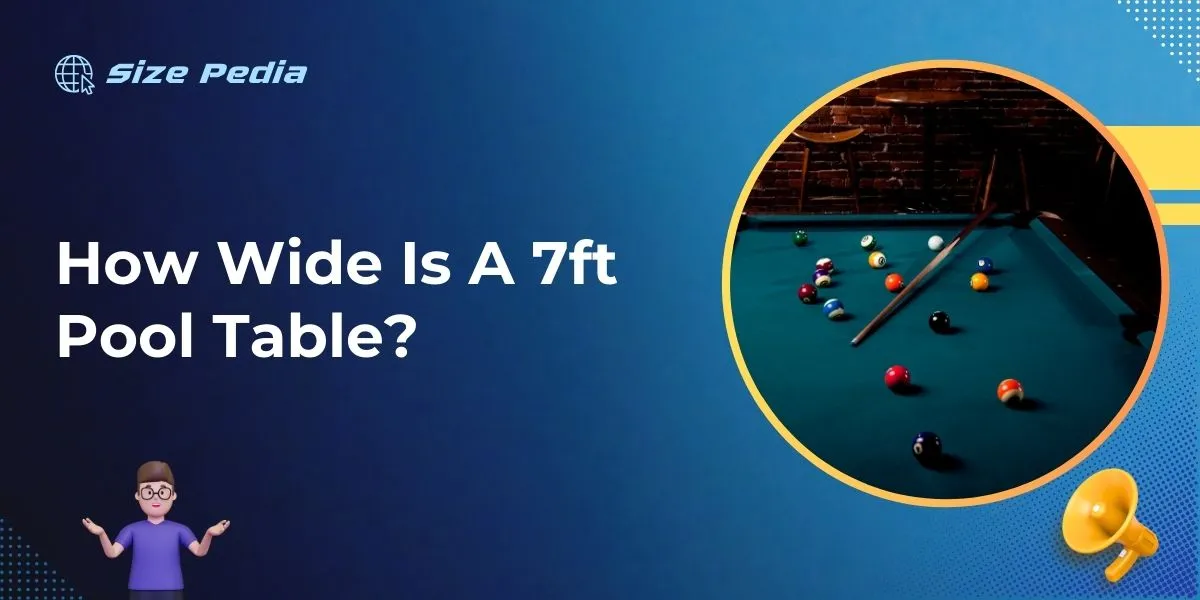 How Wide Is A 7ft Pool Table?