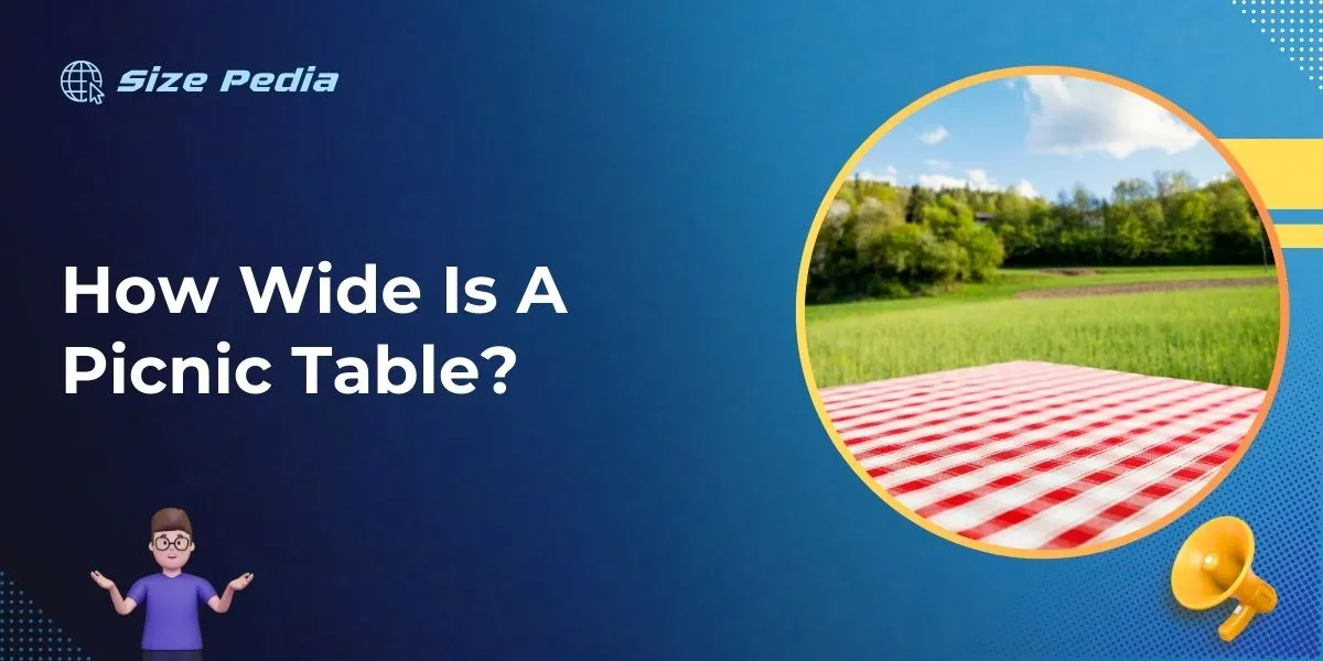 How Wide Is A Picnic Table?