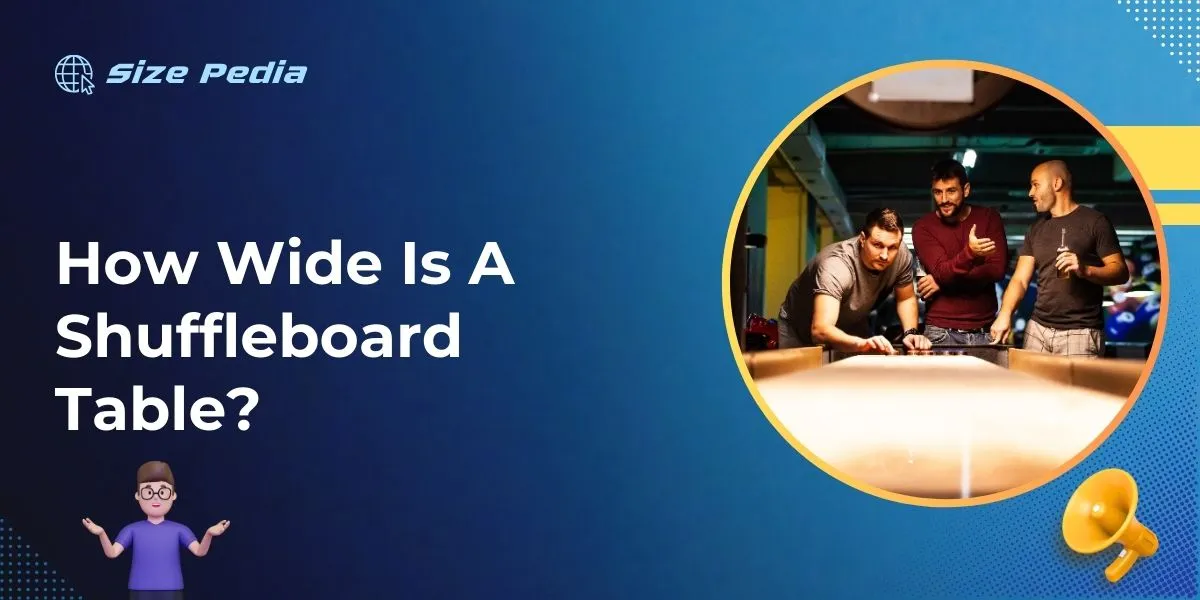 How Wide Is A Shuffleboard Table?