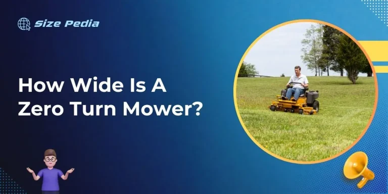 How Wide Is A Zero Turn Mower?