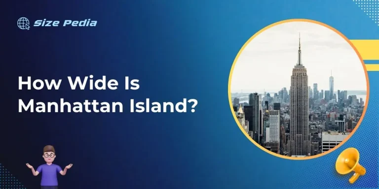 How Wide Is Manhattan Island?