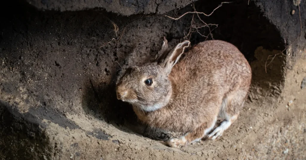 Human Interactions With Rabbit Burrows